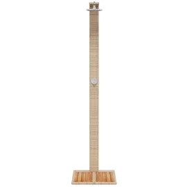 vidaXL Gartendusche schwarz 50x55x224 cm
