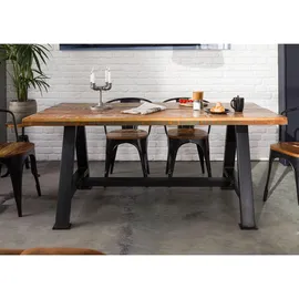MASSIVMOEBEL24.DE Altholz 220 x 76 x 100 cm mehrfarbig