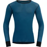Devold of Norway Wool Mesh 190 Langarm-T-Shirt Flood/Caviar S
