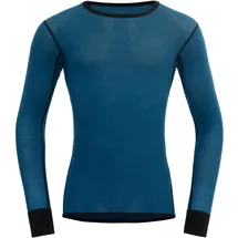 Devold of Norway Wool Mesh 190 Langarm-T-Shirt Flood/Caviar S