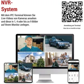 EMOS GoSmart Indoor Überwachungskamera 4MP Weiß/Schwarz