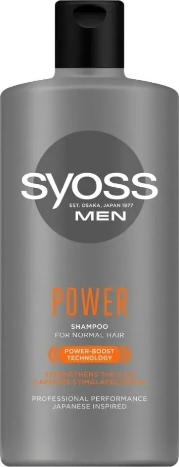 syoss shampoo men power