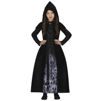 Fiestas GUiRCA Geister Zauberin Kostüm – Magische Hexe Schwarze Magierin – Halloween Kinder Kostüm für Mädchen von 10-12 Jahren