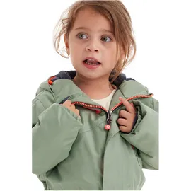 KILLTEC Kesley Mini Skioverall/Schneeanzug mit Kapuze und Schneefang, hell blaugrün, 86/92