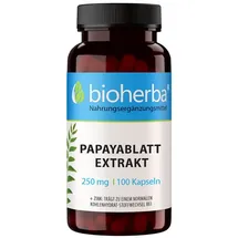 BIOHERBA R Papayablatt Extrakt Kapseln 100 St.