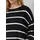 s.Oliver Gestreifter Pullover im Relaxed Fit Schwarz / Weiß 4XL