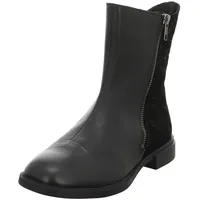 THINK! Think NINA Damen chromfrei gegerbte nachhaltige Stiefelette, SCHWARZ