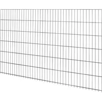 Floraworld Doppelstab-Mattenzaun Comfort 201 x 123 cm anthrazit