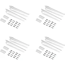 Emuca Set für 3 Regale 380 mm Weiß