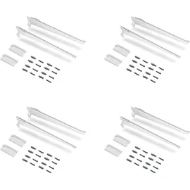 Emuca Set für 3 Regale 380 mm Weiß