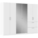 Rauch Drehtürenschrank »Kleiderschrank Schrank Garderobe Schlafzimmerschrank PADUA«, voll aufgelegte Spiegeltüren, zwei große Schubladen MADE IN GERMANY
