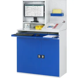 Rau Modell 67 stationär lichtgrau/enzianblau