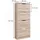 Vicco Luca 59 x 137 x 22 cm mit 4 Klappschubladen braun