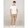 Tommy Hilfiger Poloshirt TOMMY HILFIGER "GIFTING POLO RWB COLLAR REG POLO", Herren, Gr. L, weiß (ivory petal), Piquu00e9, Obermaterial: 96% Baumwolle, 4% Elasthan, casual, Kurzarm, Shirts, Streifen an Kragen und Bündchen