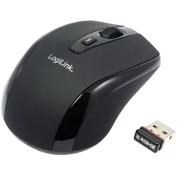LogiLink Maus Optical Wireless 2.4 GHz Mini - Maus - optisch - 3 Tasten - kabell