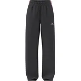 adidas Essentials 3-Streifen Open Hem Fleece Jogginghose Grau/Sporthose S