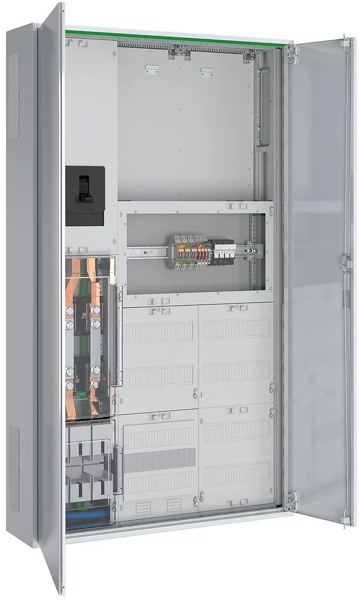 ABN ABNRS309X0233 Wandlerschrank 250A TAB Westnetz, 5-polig, zu NH2-UT, AB LA 400A, weiß