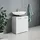 Badplaats - Badezimmer Badmöbel Jupiter 60cm - Beton Grau Wit Weiß - Untersc