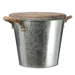 XL Duftkerze Citronella im Metalleimer 80Std. Brenndauer 3-Docht