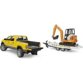 Bruder 02546 RAM Rental Service mit Minibagger