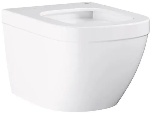 Euro Ceramic Wall-hung compact toilet Rimless