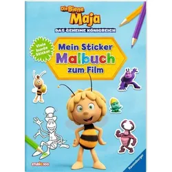 RAVENSBURGER 49627 Die Biene Maja: Mein Sticker-Malbuch