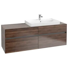 Villeroy & Boch V&B Waschtischunterschrank Collaro 160x54,8x50cm, WT r, LED 12W, Ariz. Oa