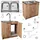 stamar Spülenschrank Eiche Gold 80 x 0 x 0 cm Braun