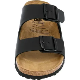 LICO Herren Bioline Man Pantoletten, Schwarz, 39 EU