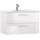 WELLTIME »Athen Badschrank Badezimmer WC Unterschrank mit Becken«, Waschplatz mit 2 Schubladen, Breite 80cm Softclose Bad