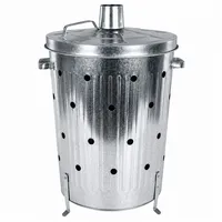 Buri Verbrennungstonne 75 Liter verzinkt