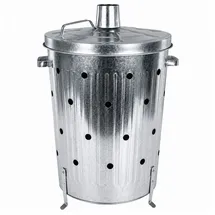 Buri Verbrennungstonne 75 Liter verzinkt