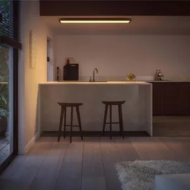 Philips Hue White Ambiance Aurelle Panelleuchte, 120x30cm, - Weiß