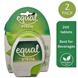 Gleiche Mit Süßblatt Zucker Ersatz 100% Natürlich Süßstoff Tablett 200's -2 Pack