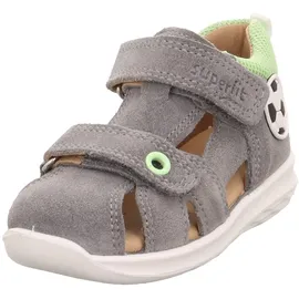 superfit Jungen Bumblebee Sandale, Hellgrau Grün 2500, 20 EU