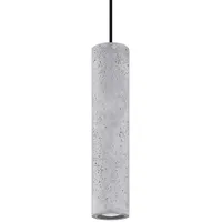 Sollux Lighting Pendelleuchte 1-flg. GU10 60 cm grau schwarz