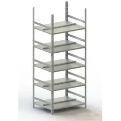 COMPACT Grundregal 1850x750x600 Kapazität: 90 Ordner 5 Böden, vzk