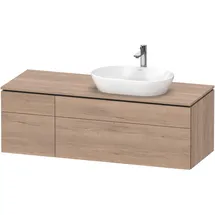 Duravit Duravit, Waschtischunterschrank wandhängend „L-Cube“ 142 à 48,2 × 55 cm) Eiche Marmoriert, rechts