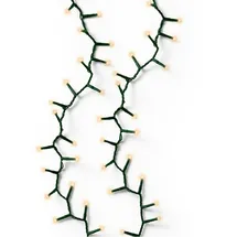 MARELIDA LED Baummantel Lichterkette 1-2 GLOW 5 Stränge 400LED H: 1,5m für Außen