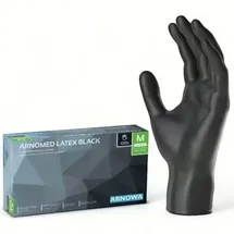 arnomed Latexhandschuhe BLACK PREMIUM - Größe S
