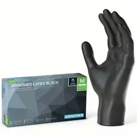 arnomed Latexhandschuhe BLACK PREMIUM - Größe S