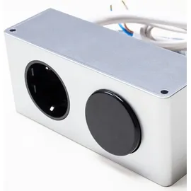 Kalb Material Für Möbel Einbausteckdose ohne Netzteil Grau