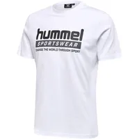 Hummel Carson Kurzarm-t-shirt - White S