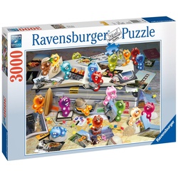 Ravensburger Puzzle Gelini auf Reisen Puzzle, 3000 Puzzleteile, Made in Europe bunt
