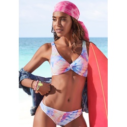 Bügel-Bikini KANGAROOS Gr. L (42/44), Cup C/D, bunt Damen Bikini-Sets Bügel-Bikini Ocean Blue