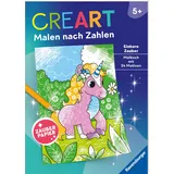 Ravensburger CreArt Malen nach Zahlen ab 5 - Zauberpapier: Einhorn Zauber