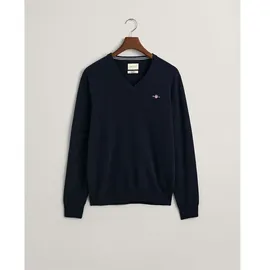 GANT V-Ausschnitt-Pullover Blau S