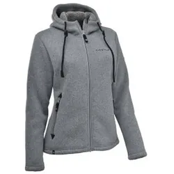 MAUL Damen Chieming Strickfeecejacke+Kapuze, anthra 07, 48