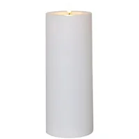 Star Trading Flamme Rak LED-Kerze 27,5 cm weiß