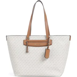 Michael Kors Jet Set Travel Shopper Kunstleder Beige/Weiß